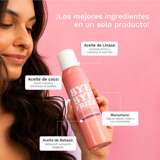 Bye Bye Frizz - Termoprotector PYT | Resaltamos Tu Belleza a través De Tu Cabello