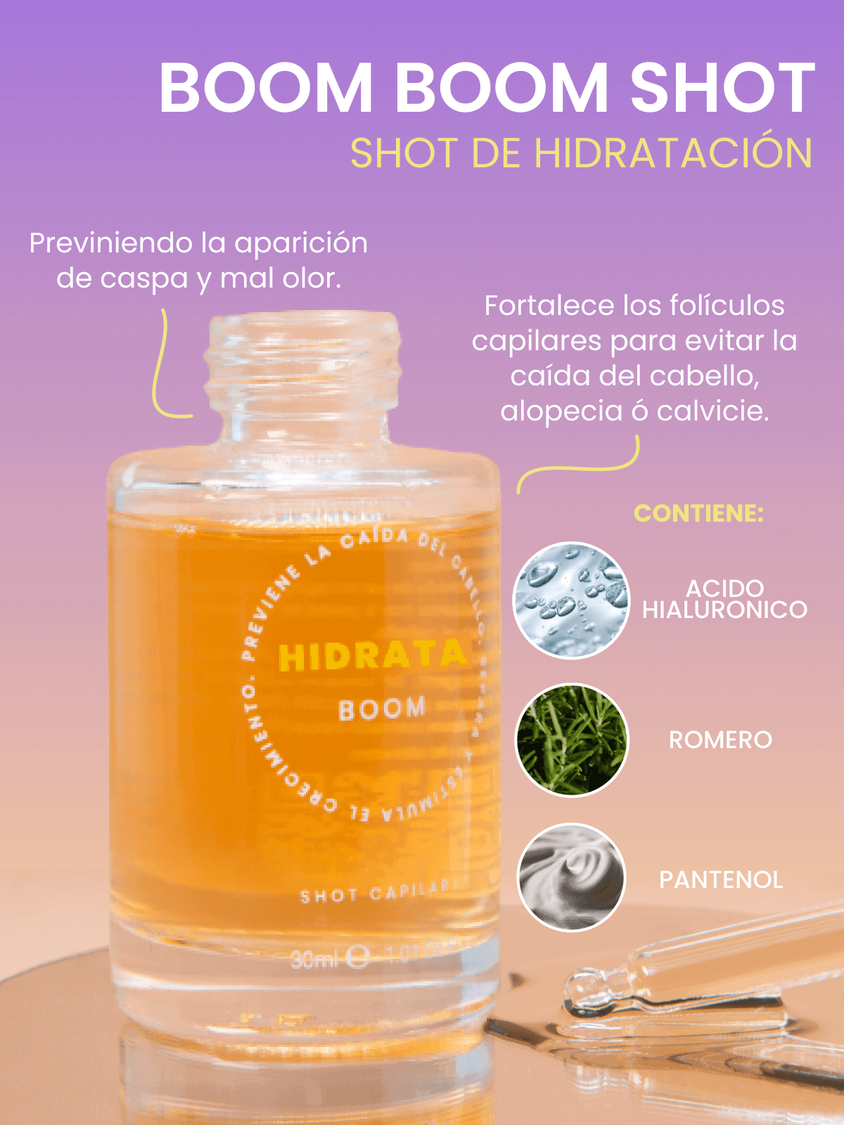Boom Boom Shot Hidratacion - Sachet PYT | Resaltamos Tu Belleza a través De Tu Cabello
