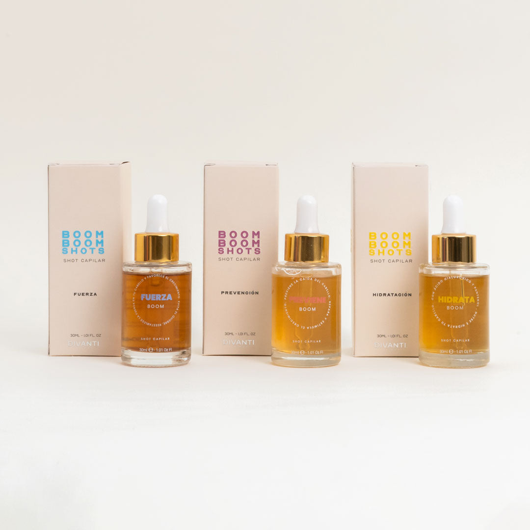 Boom Boom Shot Hidratacion - Gotero PYT | Resaltamos Tu Belleza a través De Tu Cabello