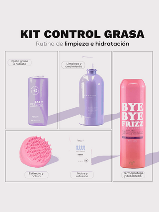 Kit control grasa PYT | Resaltamos Tu Belleza a través De Tu Cabello