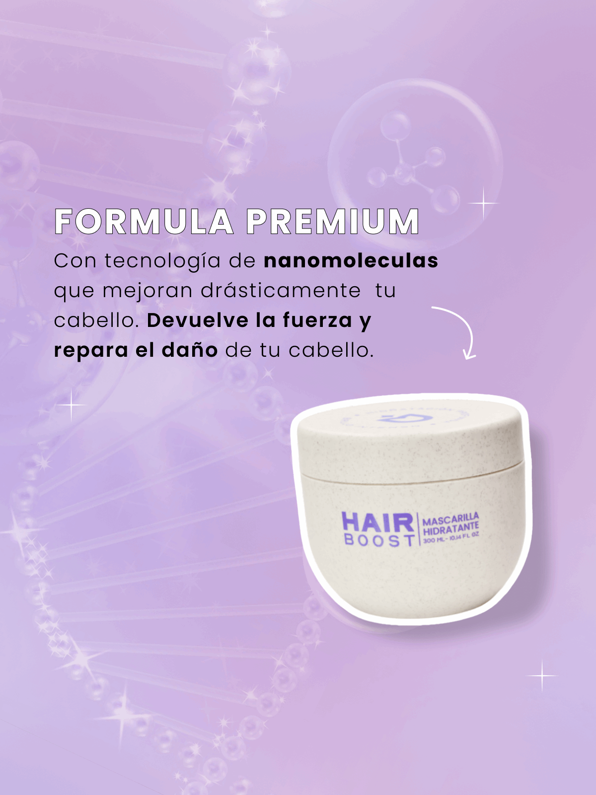 Mascarilla Hair Boost PYT | Resaltamos Tu Belleza a través De Tu Cabello
