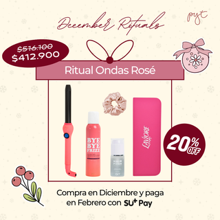 Kit Ritual Ondas Rosé + Soporte PYT | Resaltamos Tu Belleza a través De Tu Cabello
