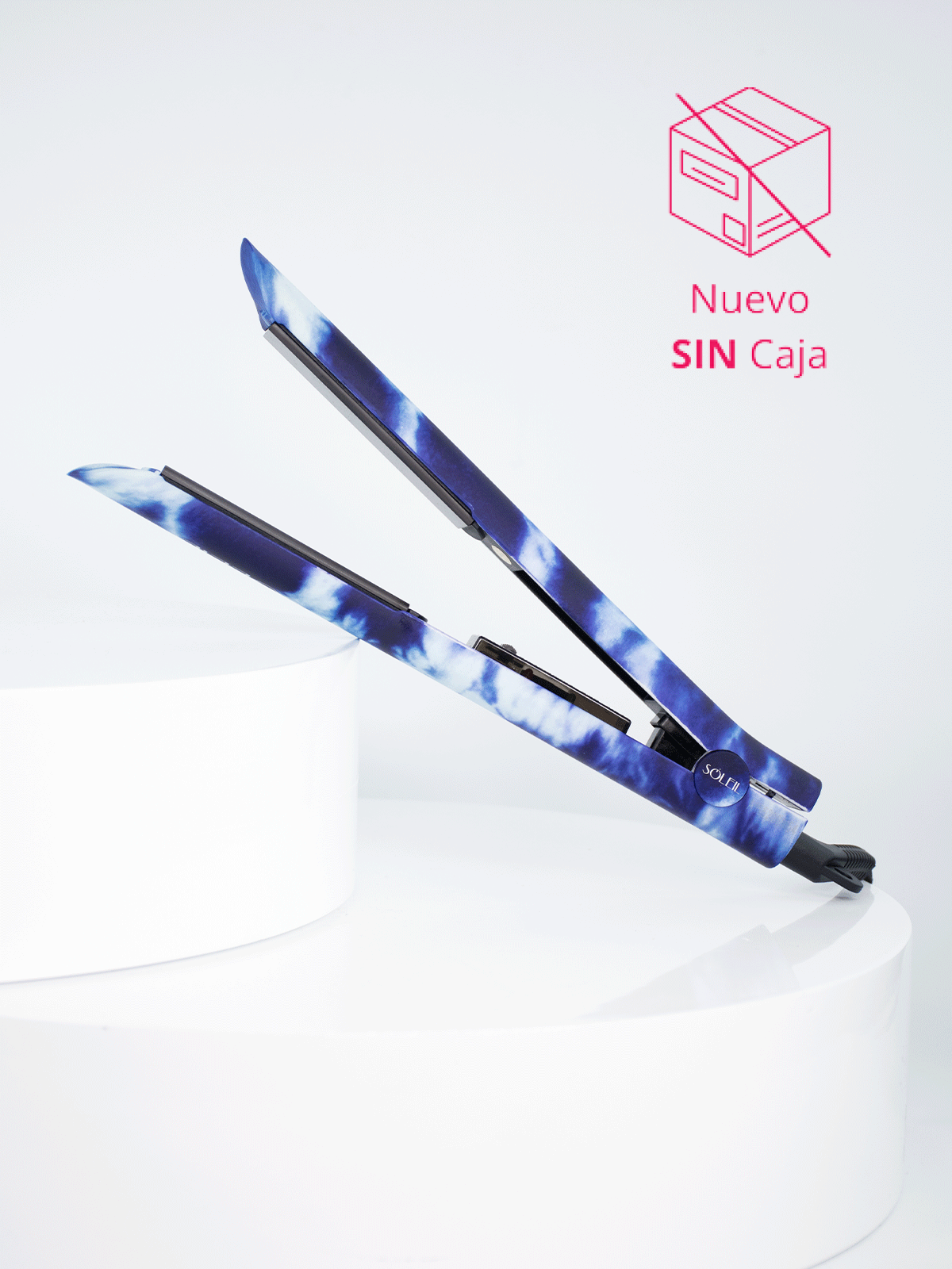 Plancha cerámica azul tie dye PYT