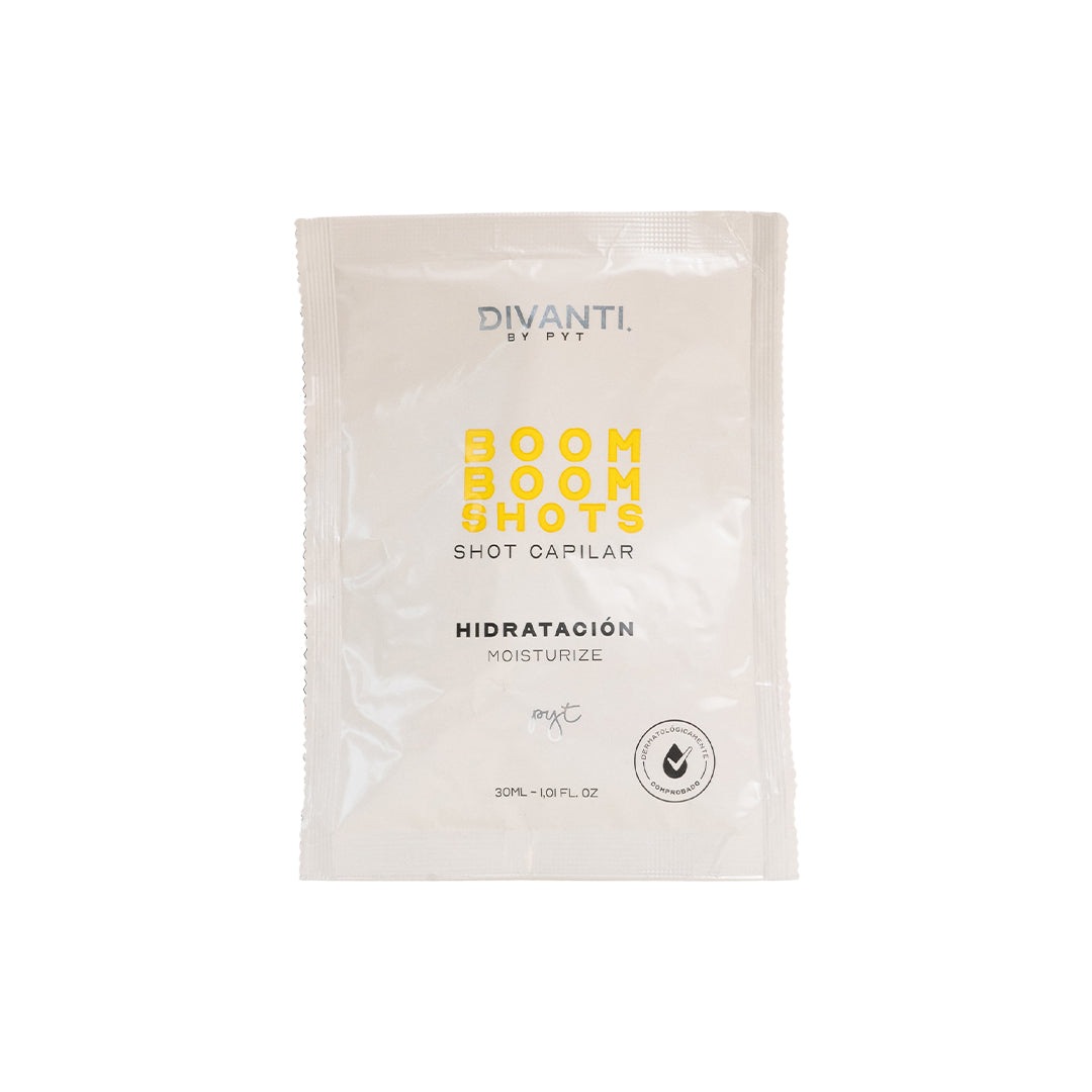 Boom Boom Shot Hidratacion - Sachet PYT | Resaltamos Tu Belleza a través De Tu Cabello