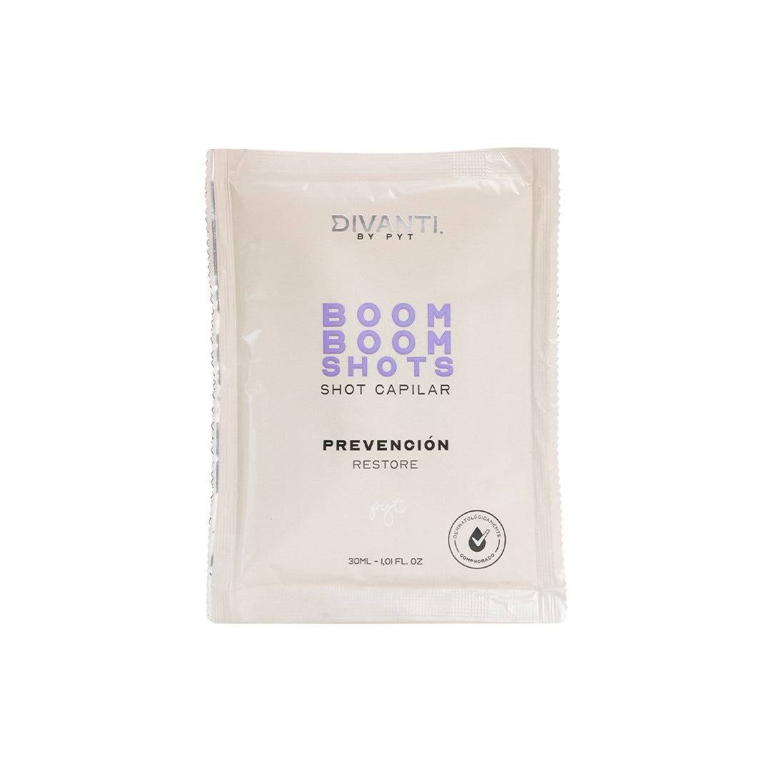 Boom Boom Shot Prevencion - Sachet PYT | Resaltamos Tu Belleza a través De Tu Cabello