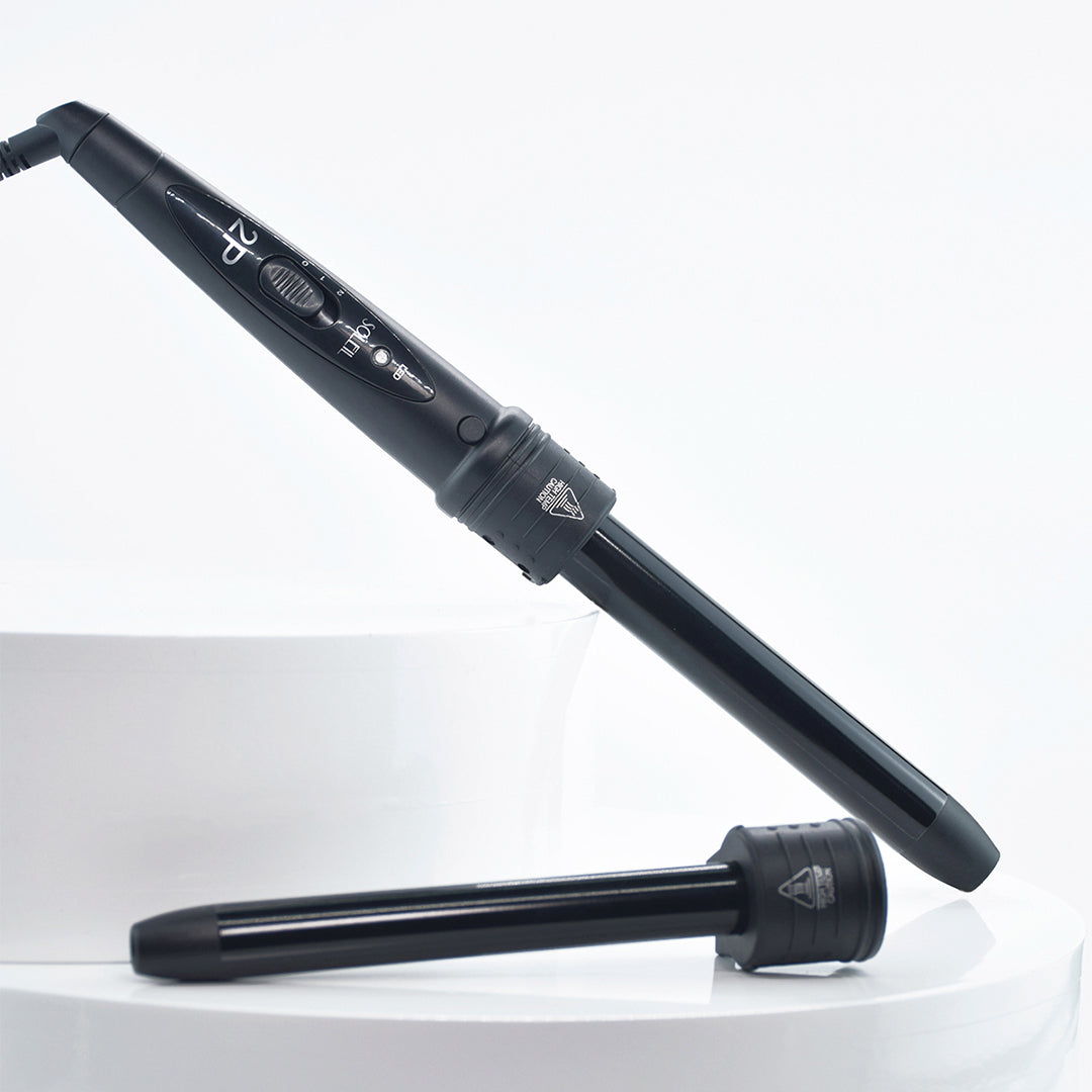 Set 2P De Rizadores Black PYT | Tienda Online de Planchas, Secadores y Accesorios