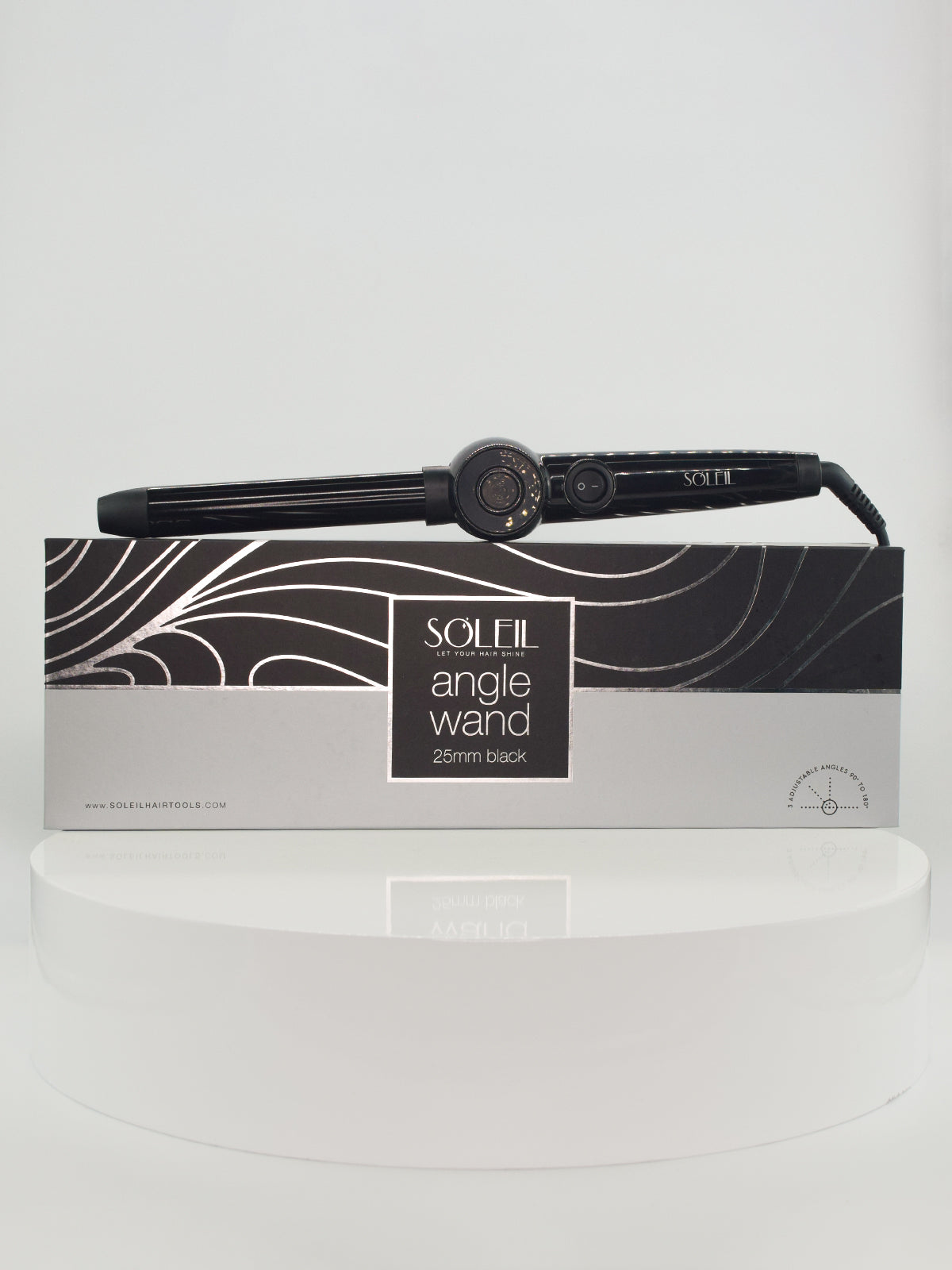 Rizador 25mm Angle Black PYT | Resaltamos Tu Belleza a través De Tu Cabello